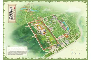 东陵公园导览图